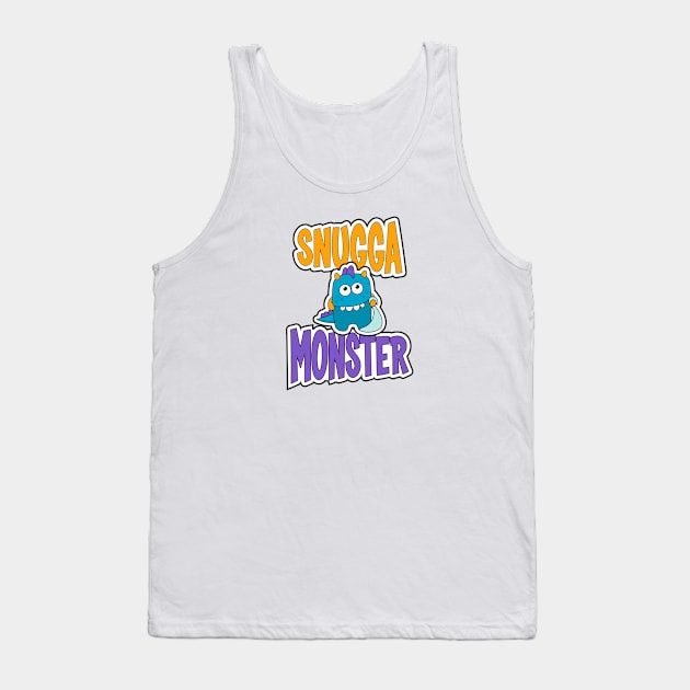 Snugga Monster Tank Top by Green Bean Design